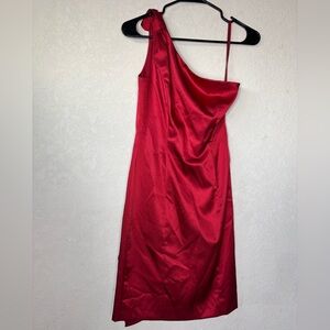 Red Silky Antonio Melani dress
